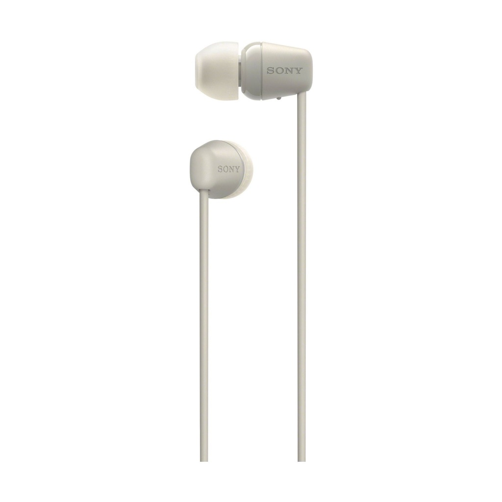 Auriculares Inalámbricos Intrauditivos Sony WI-C100/ con Micrófono/ Bluetooth/ Beige