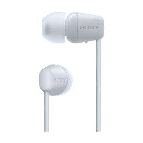 Auriculares Inalámbricos Intrauditivos Sony WI-C100/ con Micrófono/ Bluetooth/ Blancos