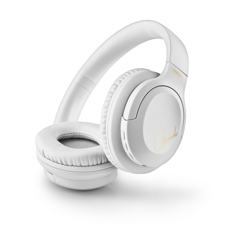 Auriculares Inalámbricos NGS Artica Greed/ con Micrófono/ Bluetooth/ Blancos
