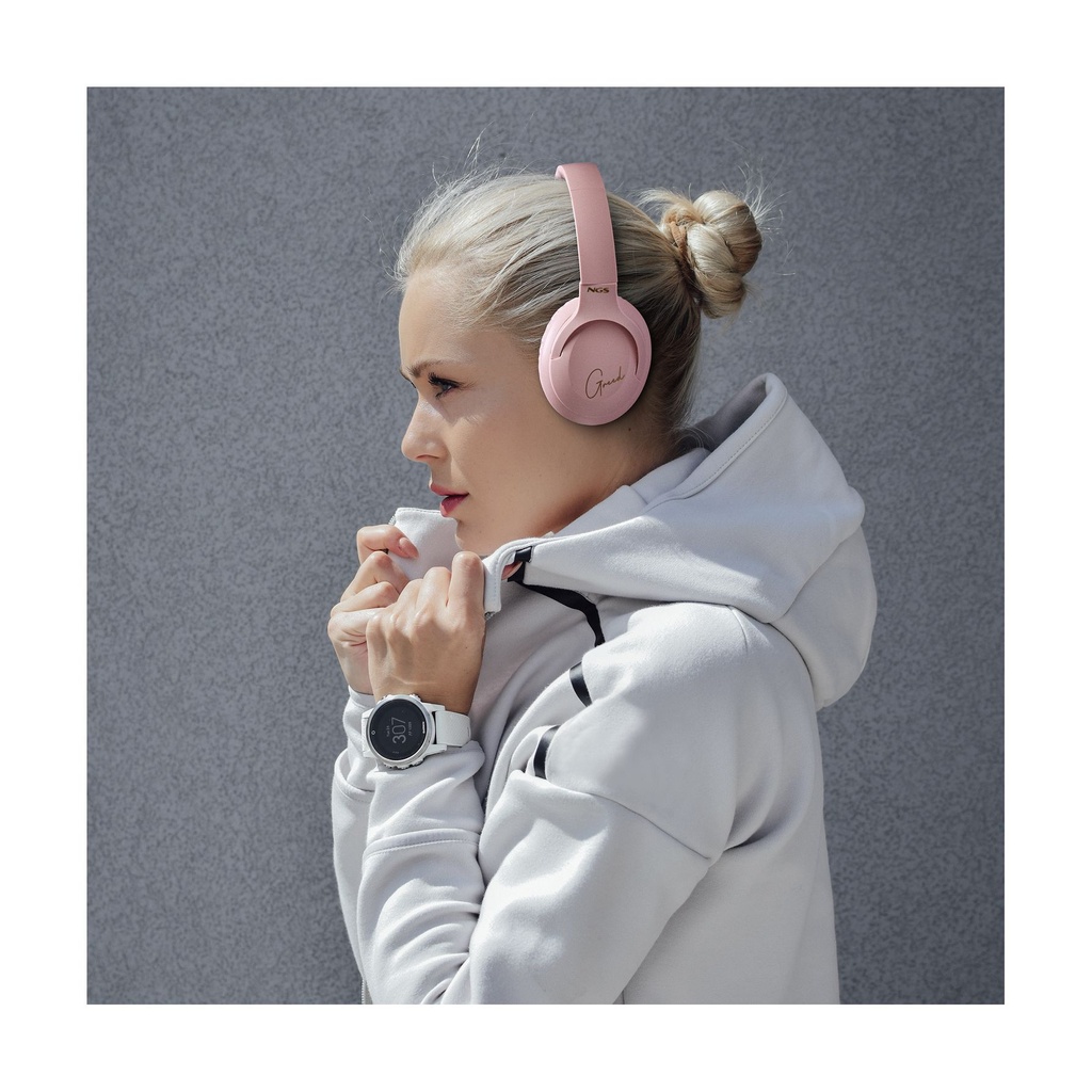 Auriculares Inalámbricos NGS Artica Greed/ con Micrófono/ Bluetooth/ Rosas