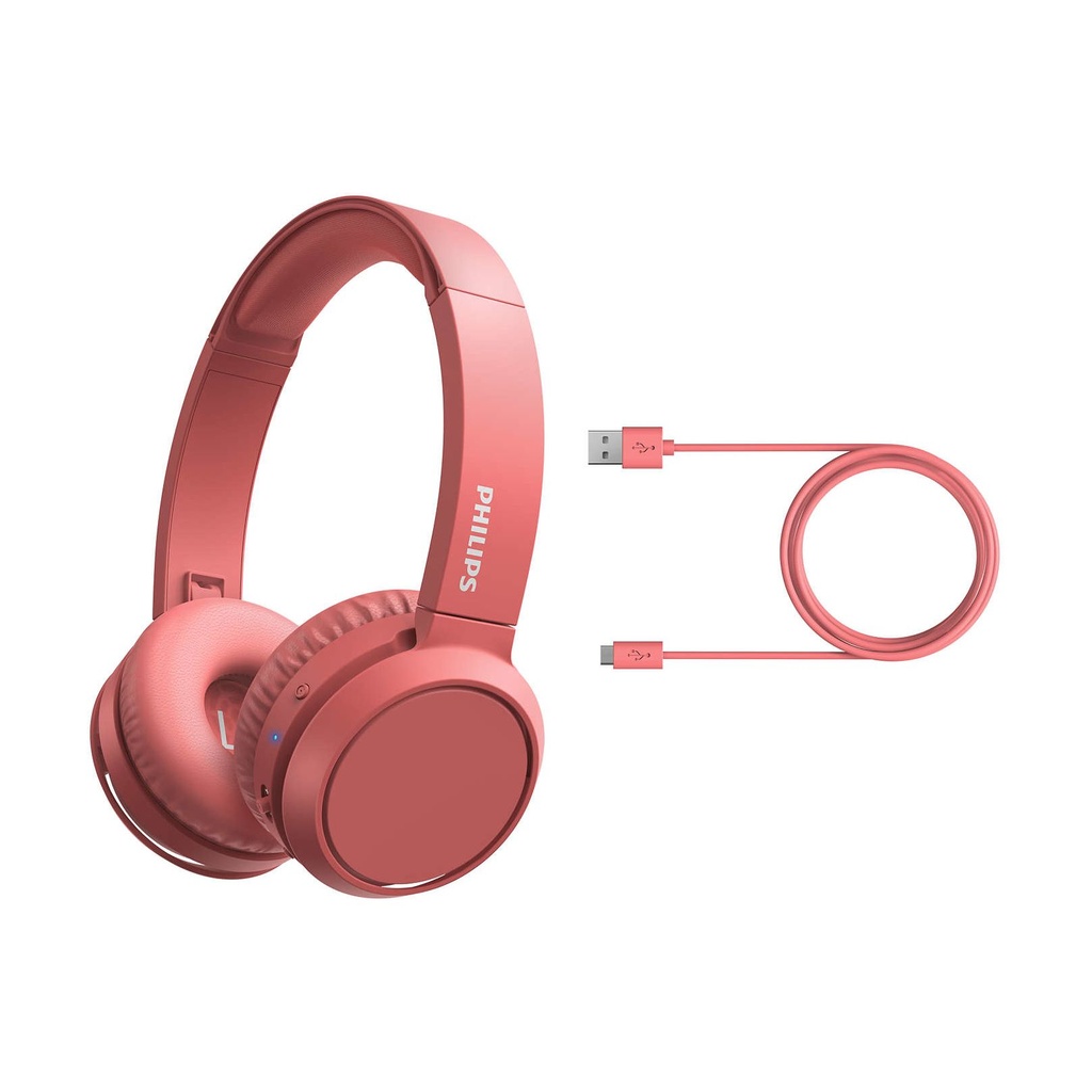 Auriculares Inalámbricos Philips TAH4205/ con Micrófono/ Bluetooth/ Rojos