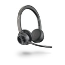 Auriculares Inalámbricos Poly Voyager 4320 para Microsoft Teams + Adaptador BT700/ con Micrófono/ Bluetooth/ Negros