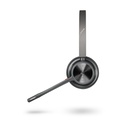 Auriculares Inalámbricos Poly Voyager 4320 para Microsoft Teams + Adaptador BT700/ con Micrófono/ Bluetooth/ Negros