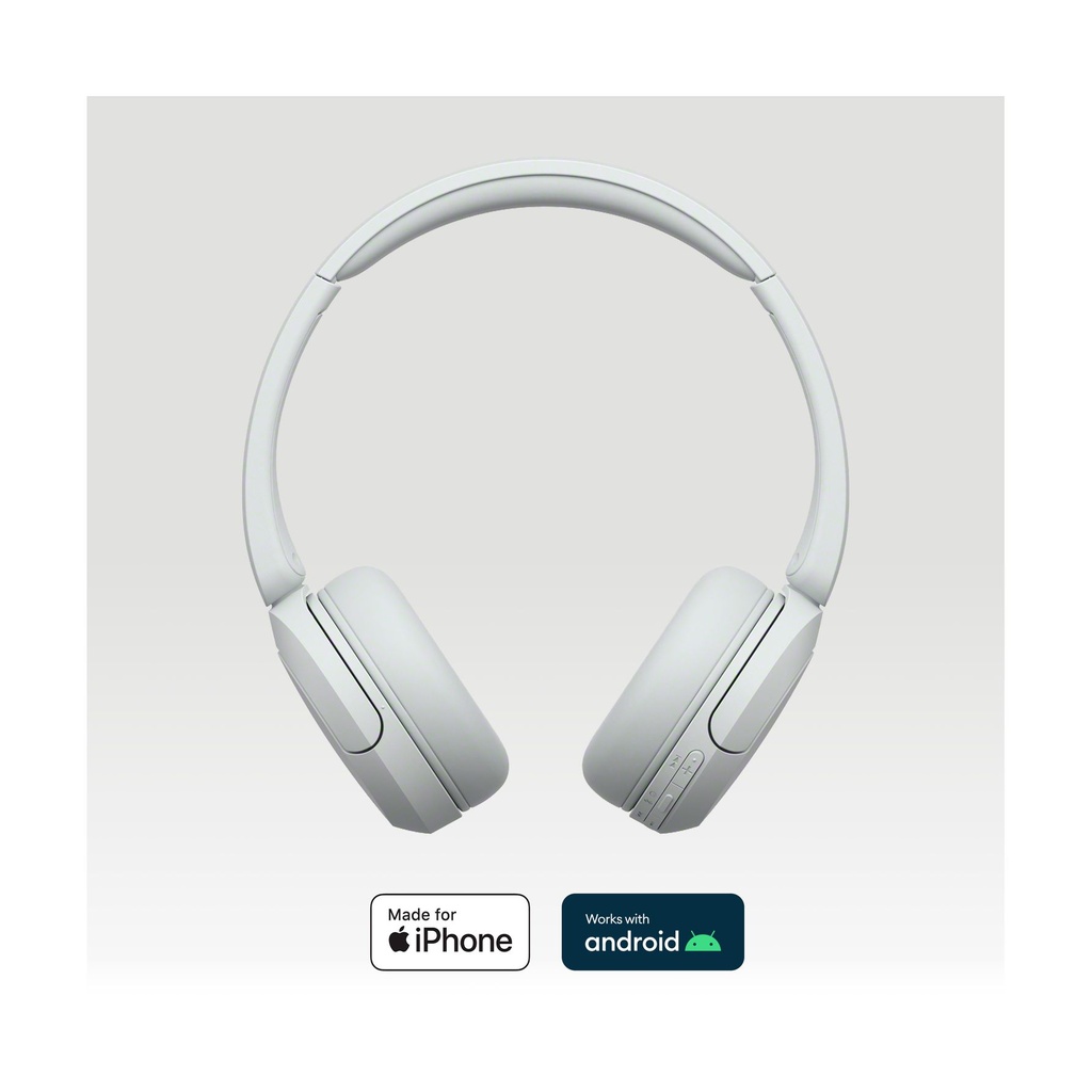 Auriculares Inalámbricos Sony WH-CH520/ con Micrófono/ Bluetooth/ Blancos