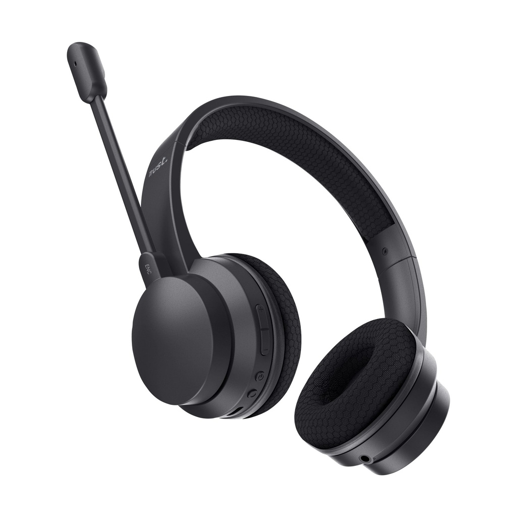 Auriculares Inalámbricos Trust Ayda ENC/ con Micrófono/ Negros