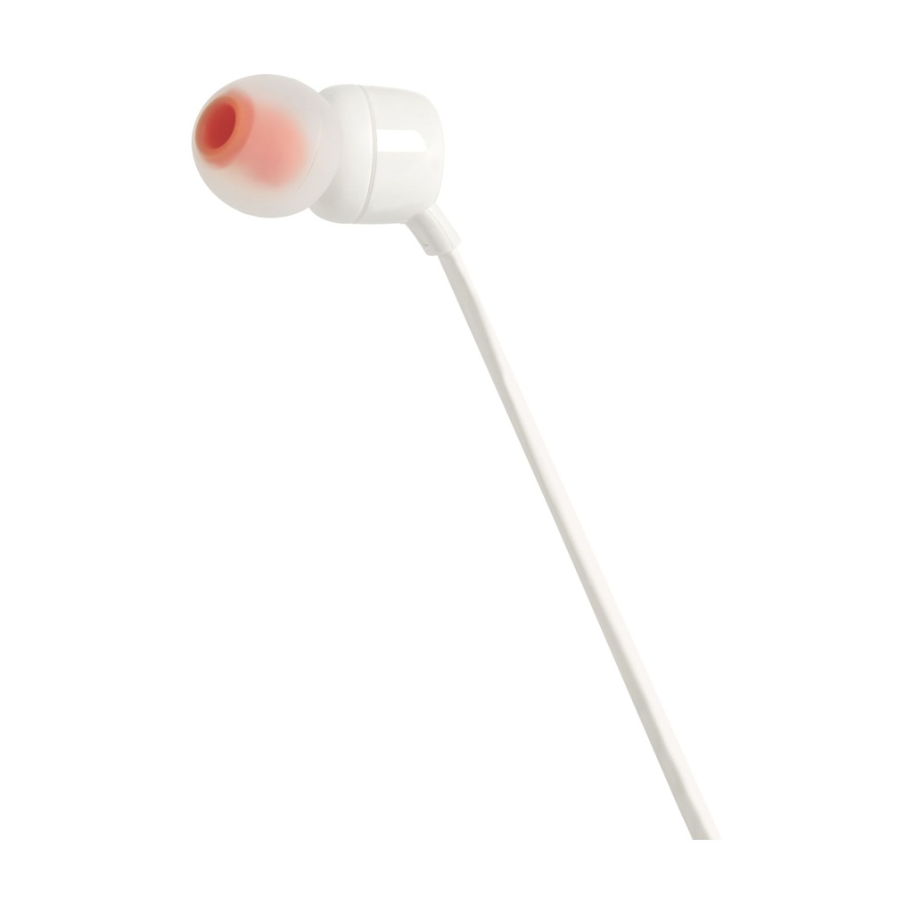 Auriculares Intrauditivos JBL Tune 110/ con Micrófono/ Jack 3.5/ Blancos
