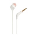 Auriculares Intrauditivos JBL Tune 110/ con Micrófono/ Jack 3.5/ Blancos