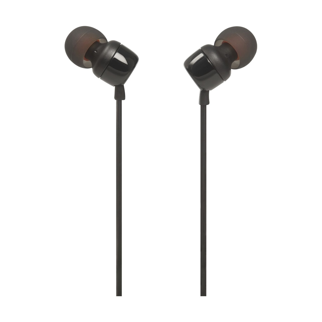 Auriculares Intrauditivos JBL Tune 110/ con Micrófono/ Jack 3.5/ Negros