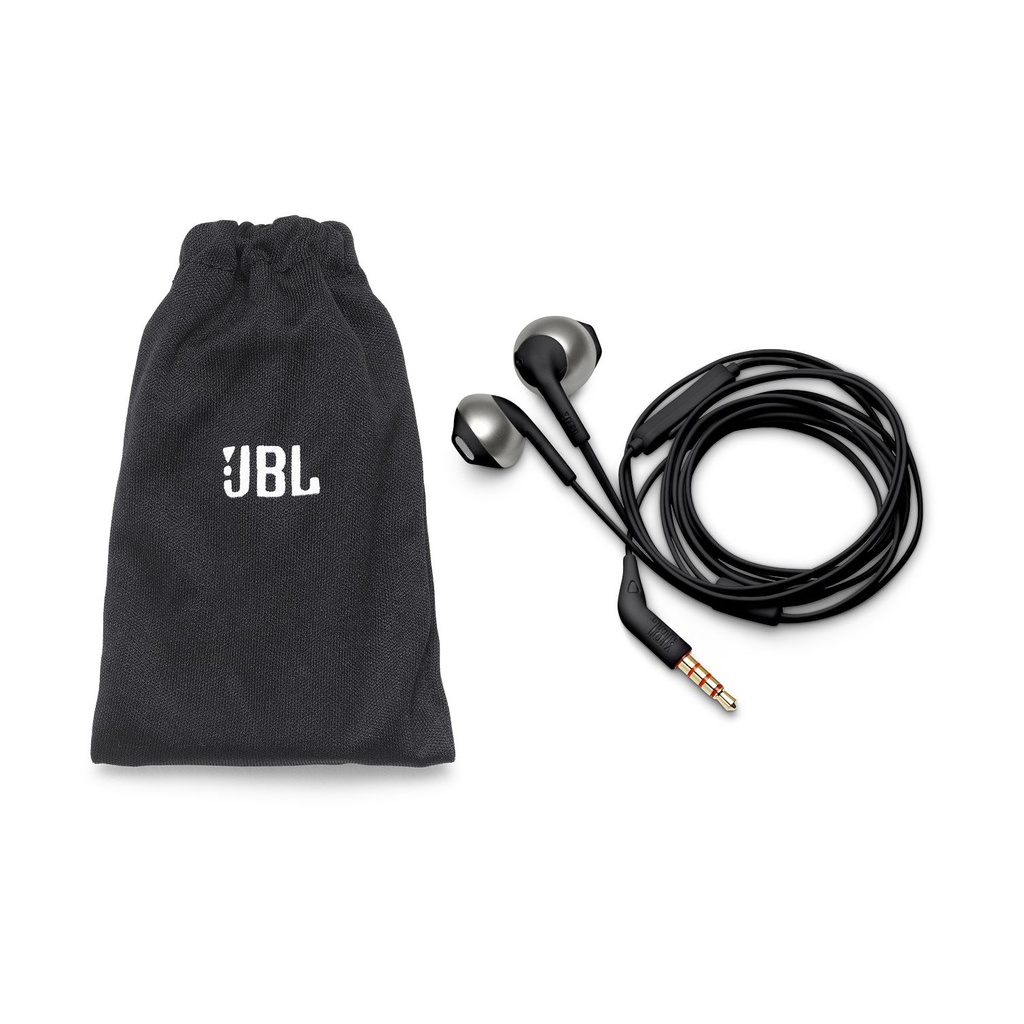 Auriculares Intrauditivos JBL Tune 205/ con Micrófono/ Jack 3.5/ Negros