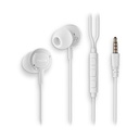 Auriculares Intrauditivos NGS Cross Drift/ con Micrófono/ Jack 3.5/ Blancos