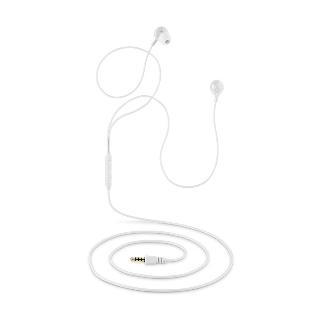 Auriculares Intrauditivos NGS Cross Drift/ con Micrófono/ Jack 3.5/ Blancos