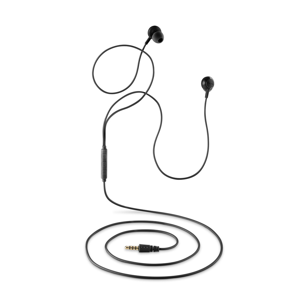 Auriculares Intrauditivos NGS Cross Drift/ con Micrófono/ Jack 3.5/ Negros