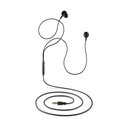 Auriculares Intrauditivos NGS Cross Drift/ con Micrófono/ Jack 3.5/ Negros