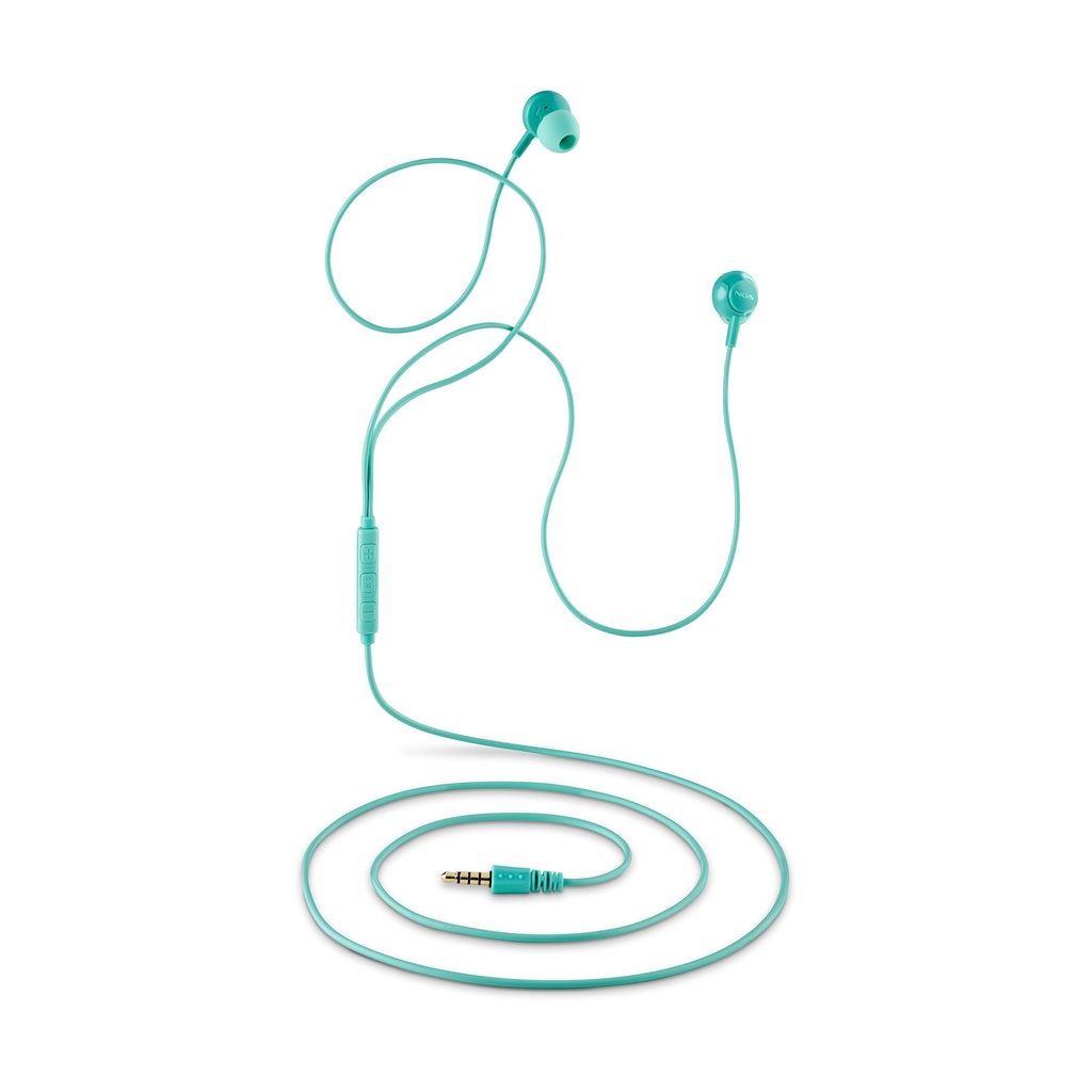 Auriculares Intrauditivos NGS Cross Drift/ con Micrófono/ Jack 3.5/ Verdes