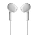 Auriculares Intrauditivos NGS Cross Flip/ con Micrófono/ Jack 3.5/ Blancos