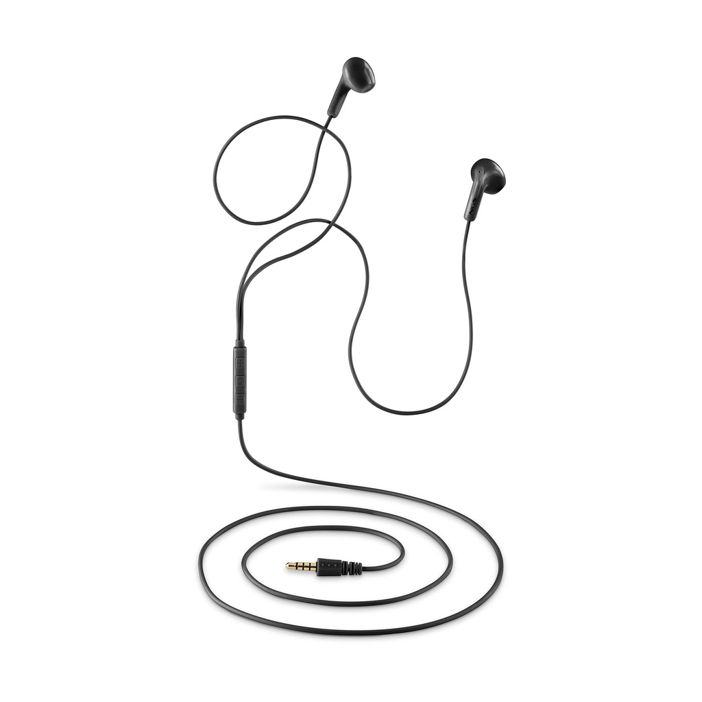 Auriculares Intrauditivos NGS Cross Flip/ con Micrófono/ Jack 3.5/ Negros