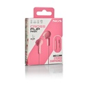 Auriculares Intrauditivos NGS Cross Flip/ con Micrófono/ Jack 3.5/ Rosas
