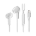 Auriculares Intrauditivos NGS Cross Glide/ con Micrófono/ USB Tipo-C/ Blancos