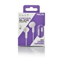 Auriculares Intrauditivos NGS Cross Glide/ con Micrófono/ USB Tipo-C/ Blancos