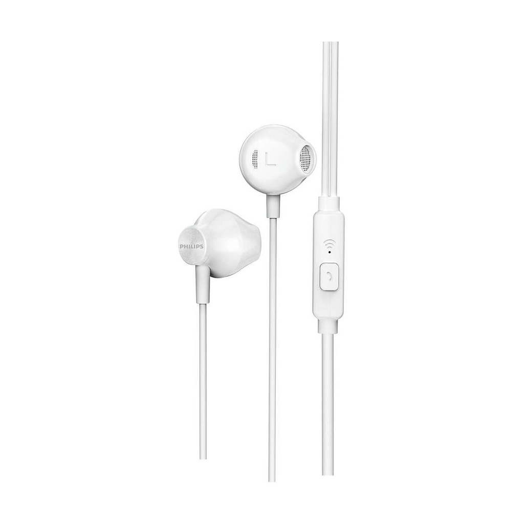 Auriculares Intrauditivos Philips TAUE101/ con Micrófono/ Jack 3.5/ Blancos