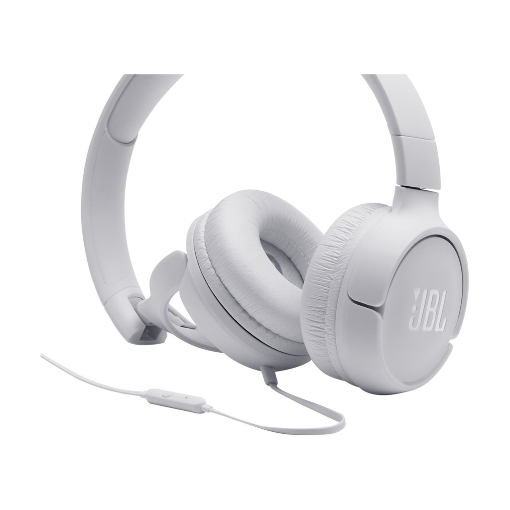 Auriculares JBL Tune 500/ con Micrófono/ Jack 3.5/ Blancos