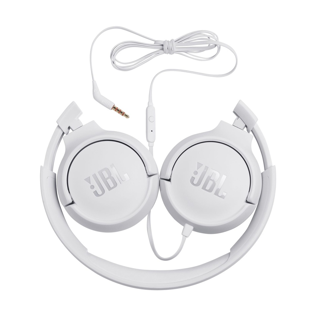 Auriculares JBL Tune 500/ con Micrófono/ Jack 3.5/ Blancos