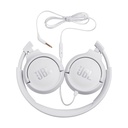 Auriculares JBL Tune 500/ con Micrófono/ Jack 3.5/ Blancos
