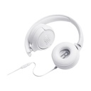 Auriculares JBL Tune 500/ con Micrófono/ Jack 3.5/ Blancos
