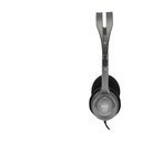 Auriculares Logitech H110/ con Micrófono/ Jack 3.5/ Plateados