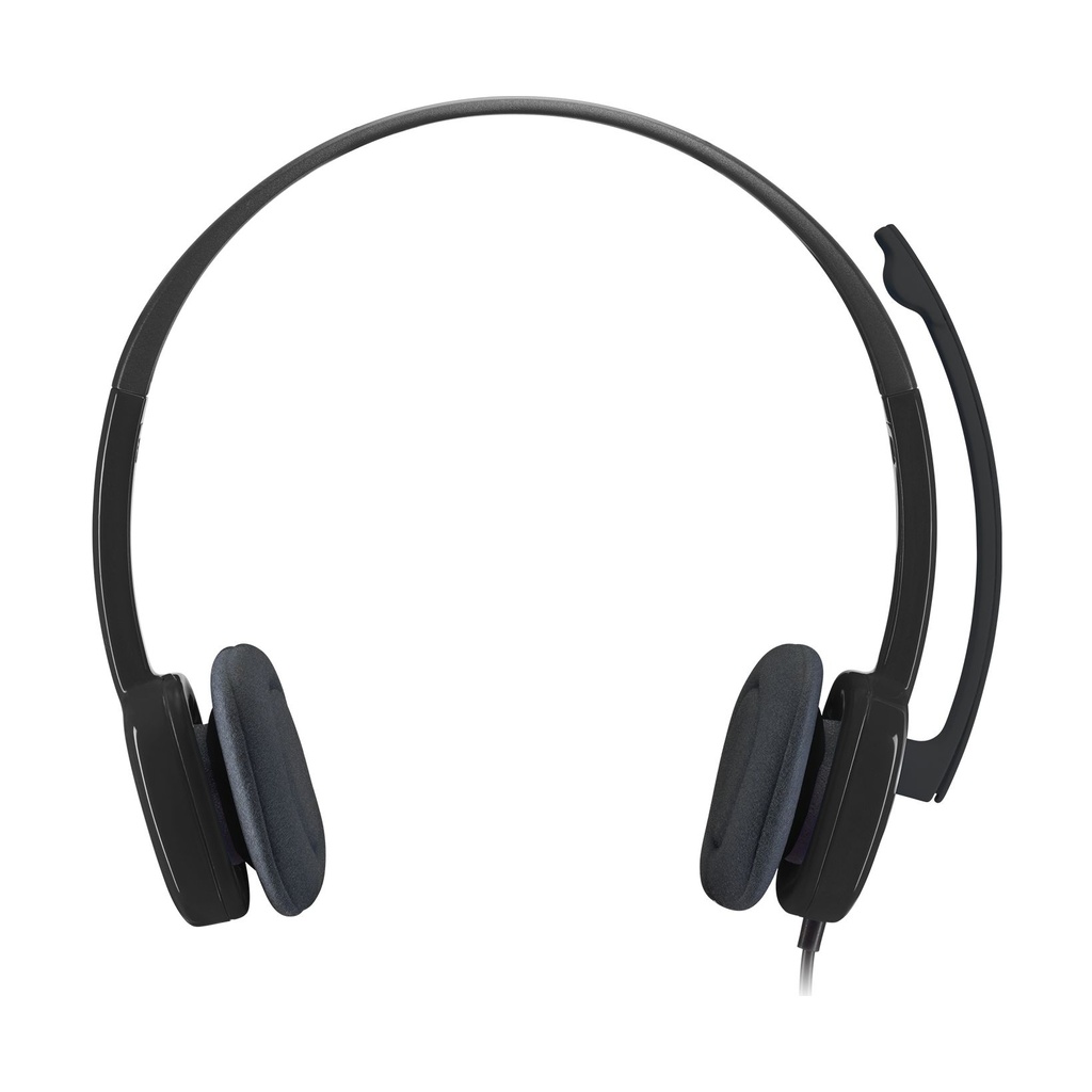 Auriculares Logitech H151/ con Micrófono/ Jack 3.5/ Negros