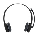 Auriculares Logitech H151/ con Micrófono/ Jack 3.5/ Negros