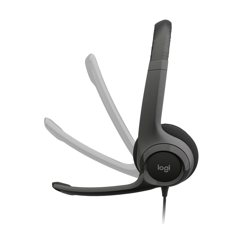 Auriculares Logitech H390/ con Micrófono/ USB/ Negros