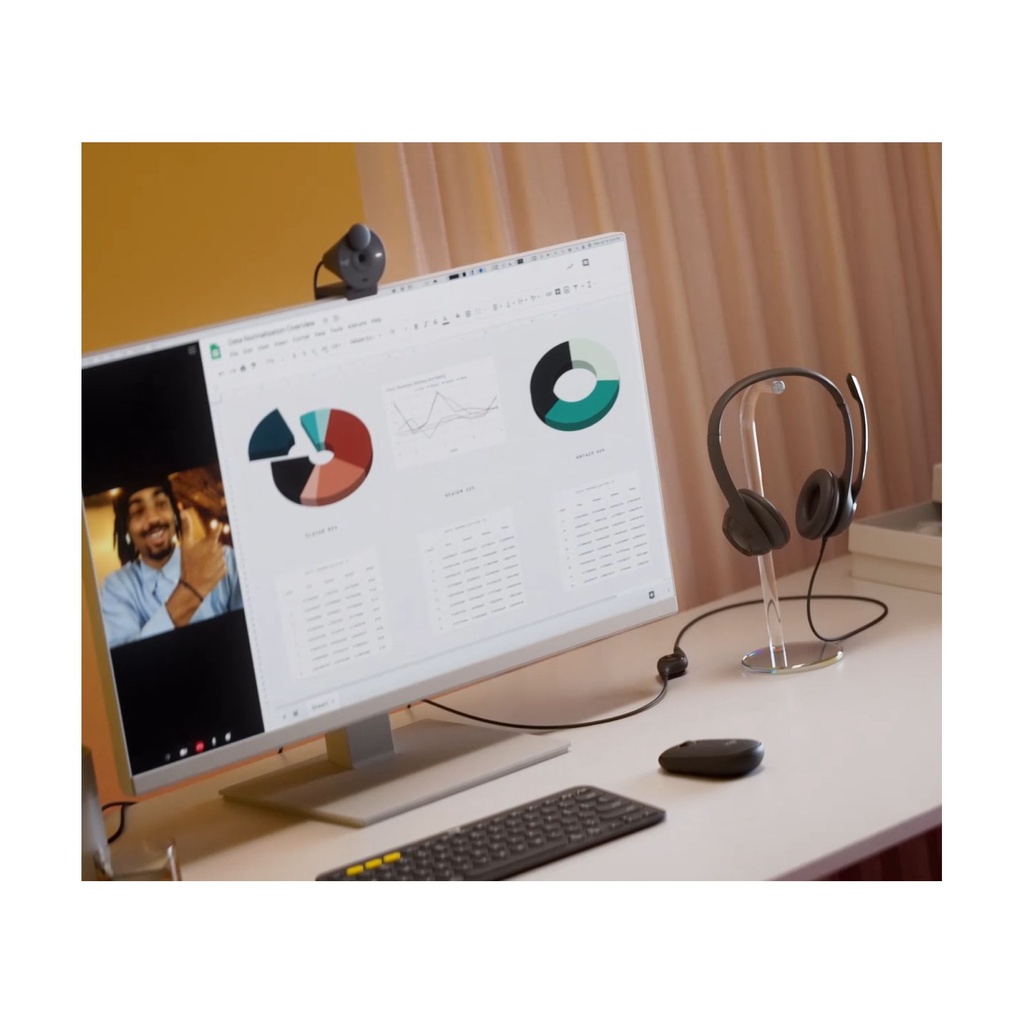 Auriculares Logitech H390/ con Micrófono/ USB/ Negros