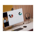 Auriculares Logitech H390/ con Micrófono/ USB/ Negros