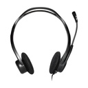 Auriculares Logitech Headset PC 960/ con Micrófono/ USB/ Negros