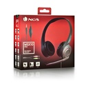 Auriculares NGS MSX 10 Pro/ con Micrófono/ Jack 3.5/ Negros