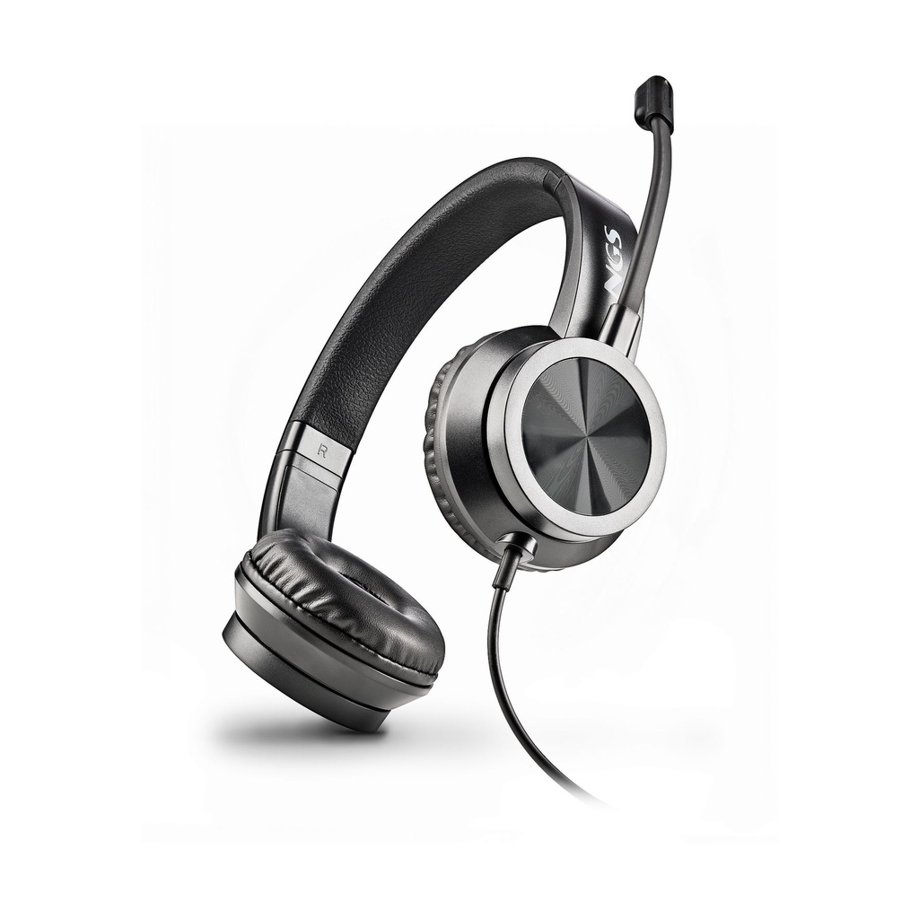Auriculares NGS MSX 11 Pro/ con Micrófono/ Jack 3.5/ Negros