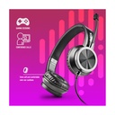 Auriculares NGS MSX 11 Pro/ con Micrófono/ Jack 3.5/ Negros