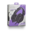 Auriculares NGS VOX805 USB-C/ con Micrófono/ USB Tipo-C/ Negros