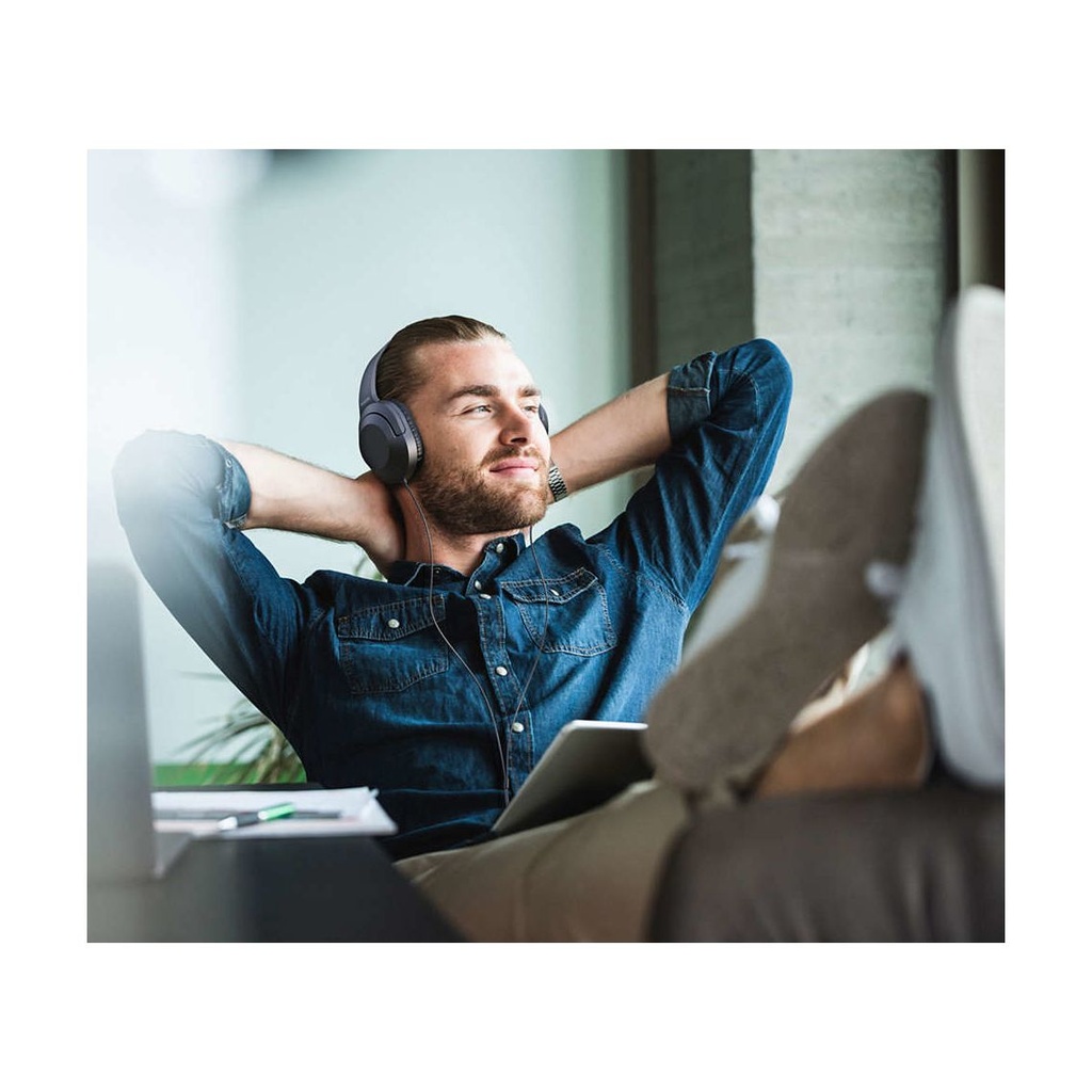 Auriculares Philips TAH2005/ Jack 3.5/ Negros