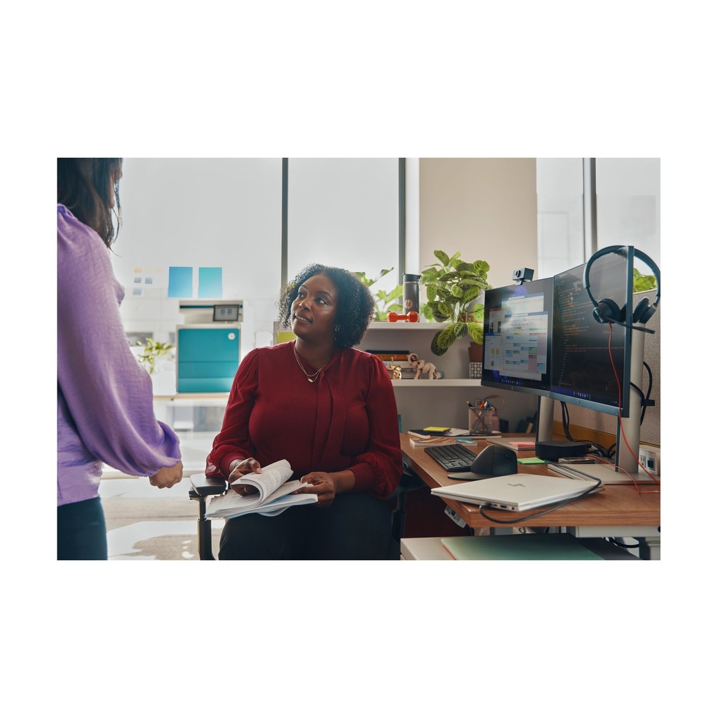 Auriculares Poly Blackwire 3320 para Microsoft Teams USB-C + Adaptador USB-C/A/ con Micrófono/ USB Tipo-C/ Negros