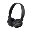 Auriculares Sony MDR-ZX110B/ Jack 3.5/ Negros