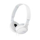 Auriculares Sony MDR-ZX110W/ Jack 3.5/ Blancos