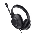 Auriculares Trust Ayda Max/ con Micrófono/ Jack 3.5/ Negros