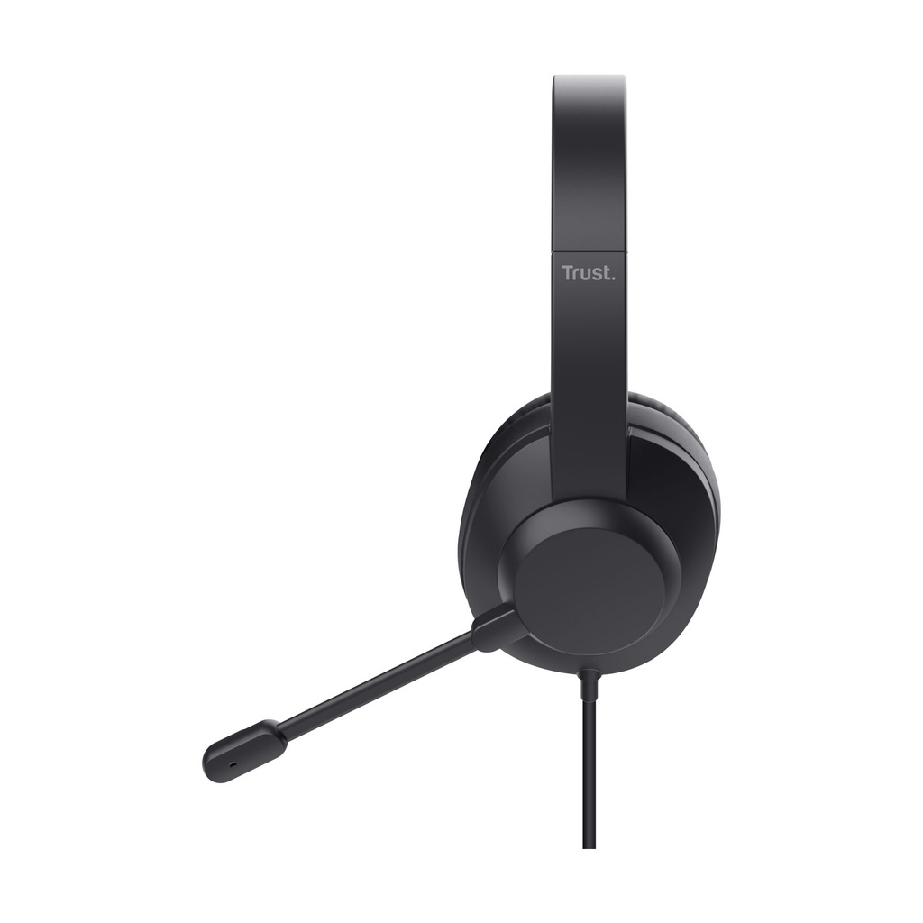 Auriculares Trust Ayda Max/ con Micrófono/ Jack 3.5/ Negros