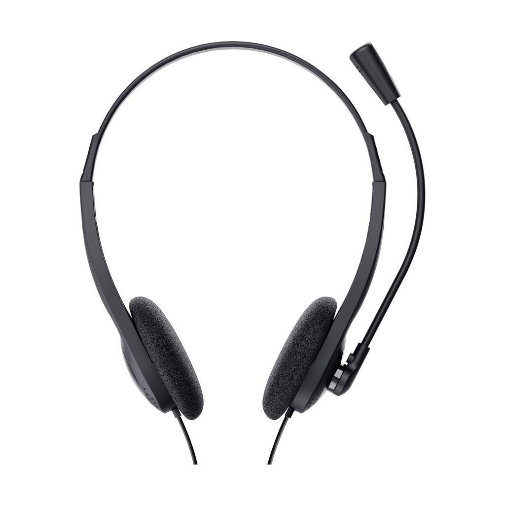 Auriculares Trust Primo Chat/ con Micrófono/ Jack 3.5/ Negros