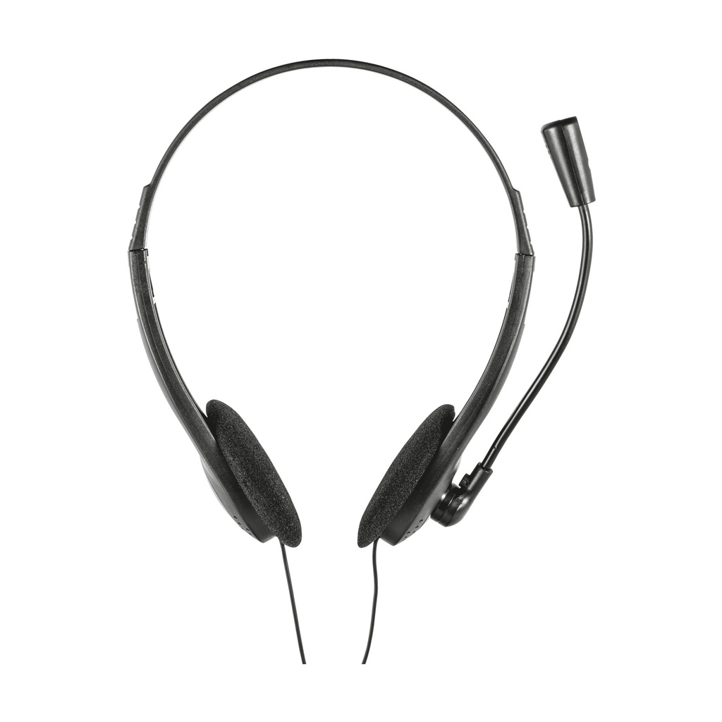 Auriculares Trust Primo Chat/ con Micrófono/ Jack 3.5/ Negros