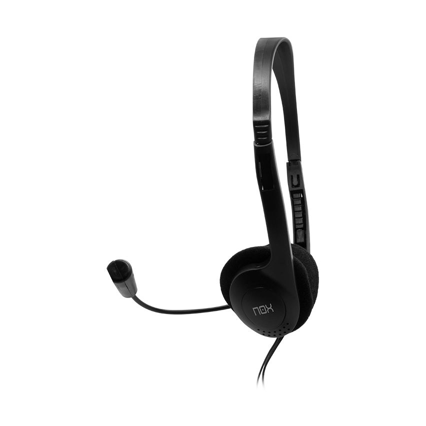 Auriculares Nox Voice One/ con Micrófono/ Jack 3.5/ Negros