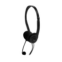 Auriculares Nox Voice One/ con Micrófono/ Jack 3.5/ Negros