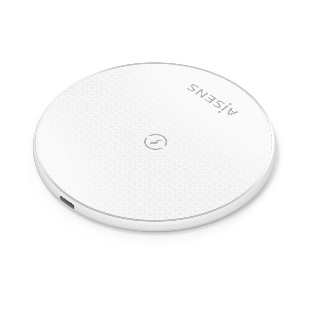 Base de carga Inalámbrica Aisens ASCH-15W1WC057-W/ 15W/ Blanco